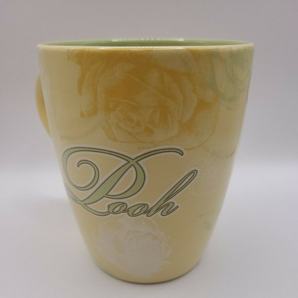 Disney Store Exclusive WINNIE THE POOH Yellow and Green Coffee Tea Mug Cup - Picture 3 of 6